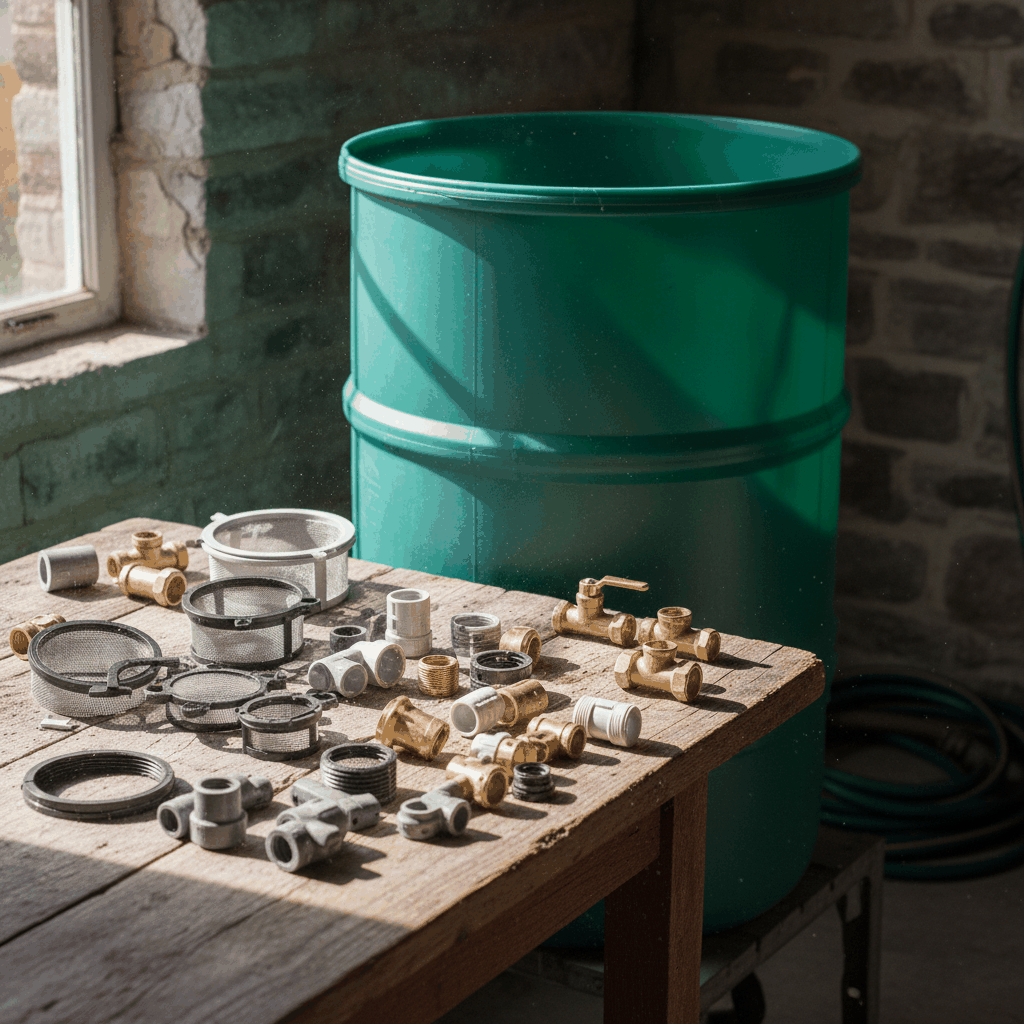 Accessoires cuve eau pluie