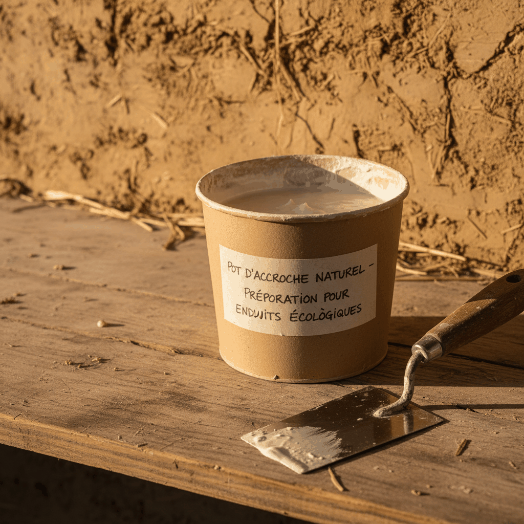 Accroche pour enduit naturel