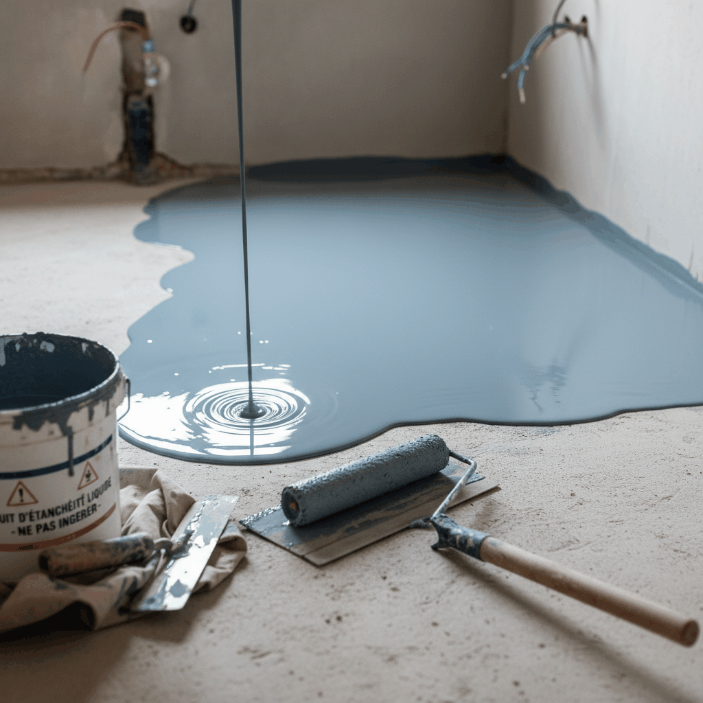 Application étanchéité liquide