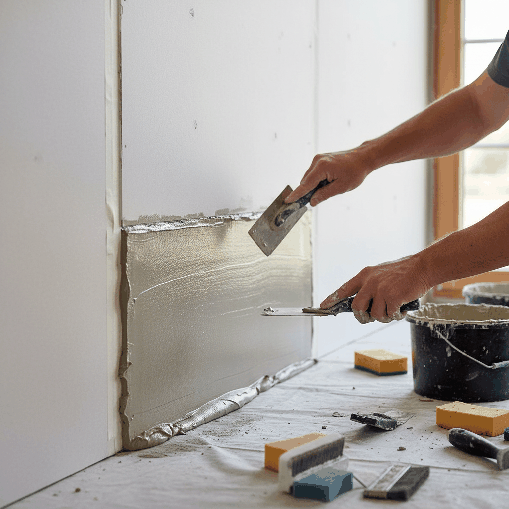 Application mastic étanchéité