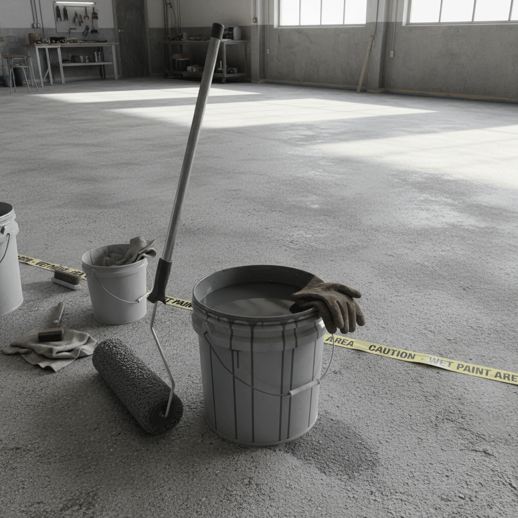 Application peinture EPDM préparation