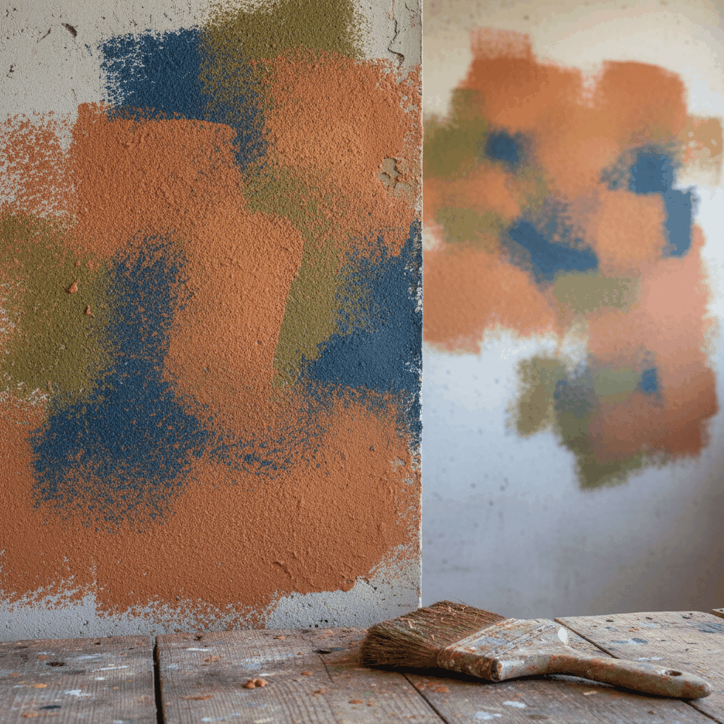 Application peinture minérale