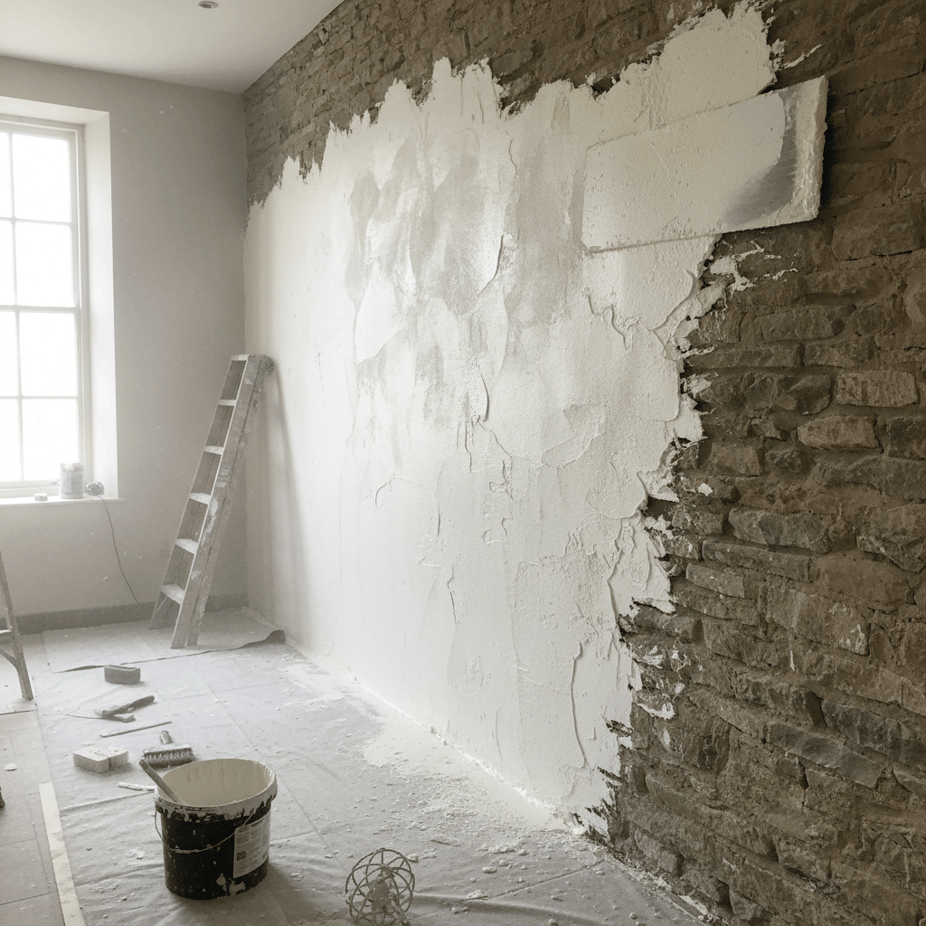Application sous-couche chaux