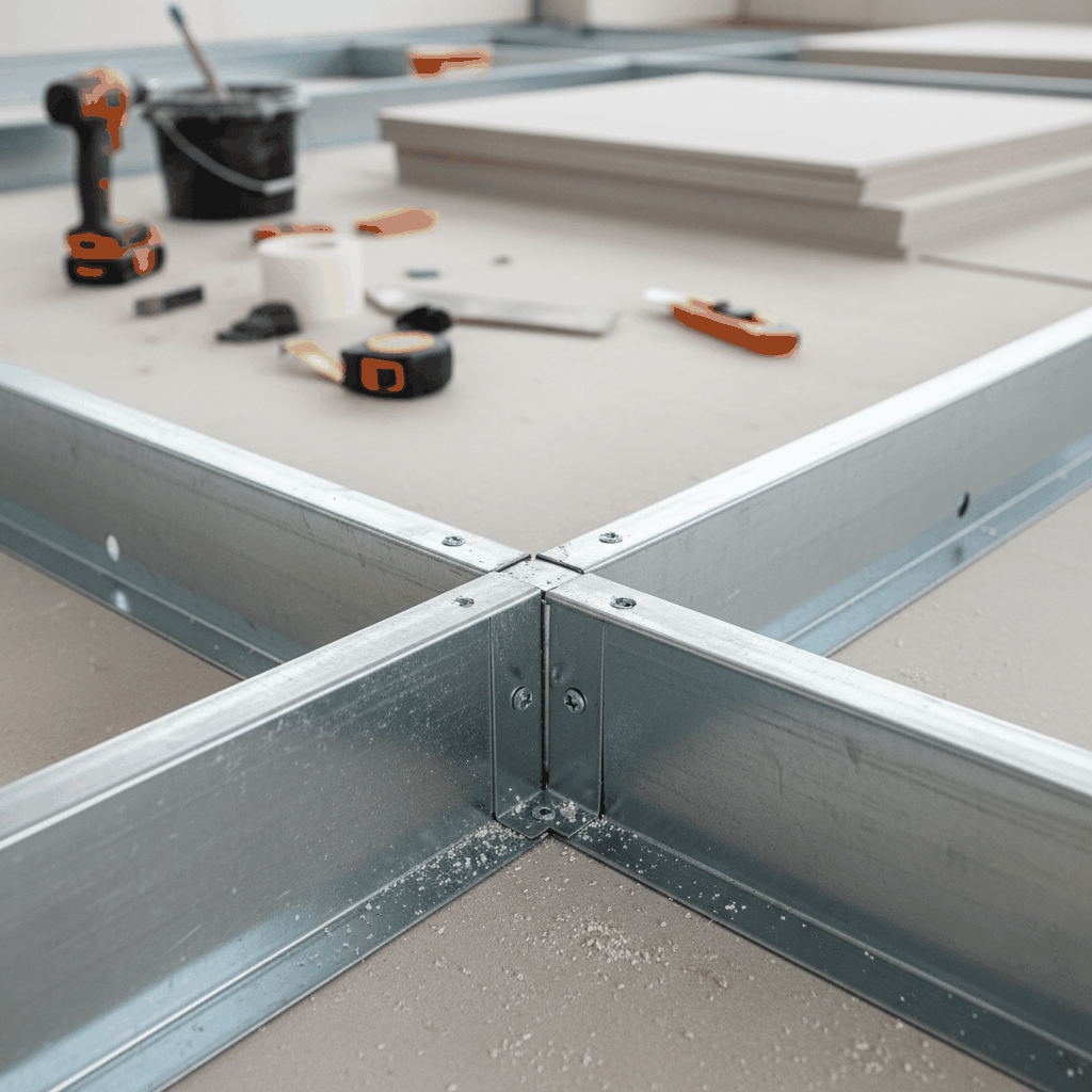 Assemblage ossature métallique