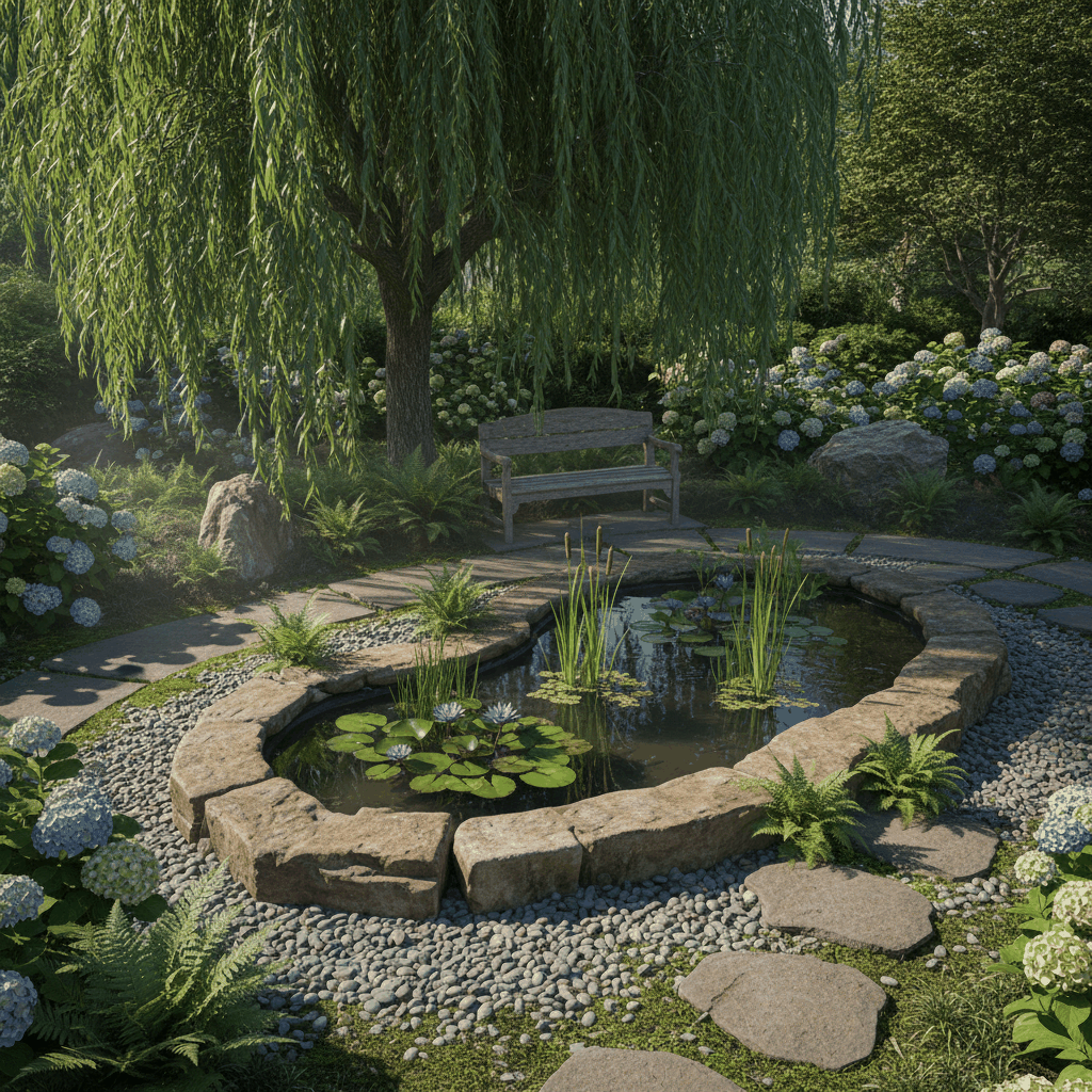 Bassin jardin emplacement idéal