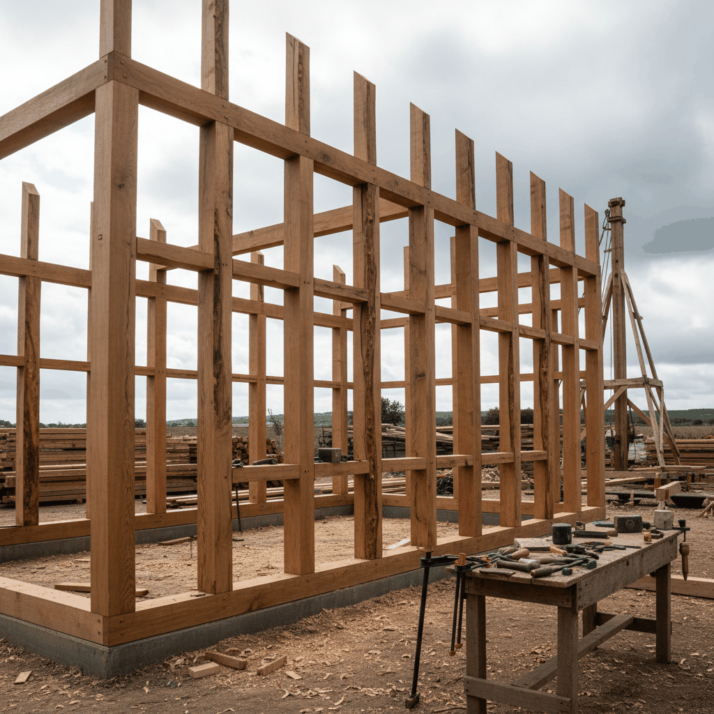 Bois ossature structure