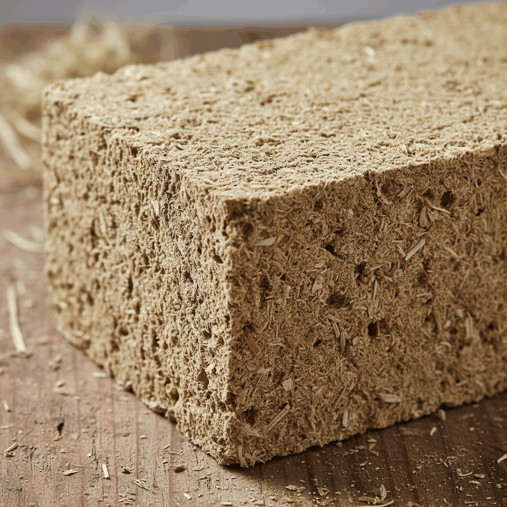 Brique chanvre isolante