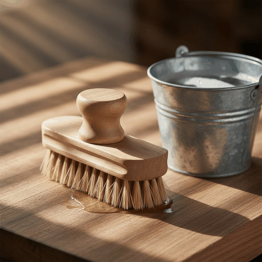Brosse nettoyage bois