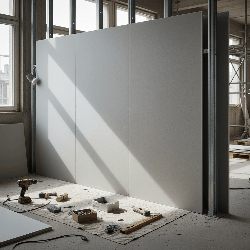 Cloison fermacell installation