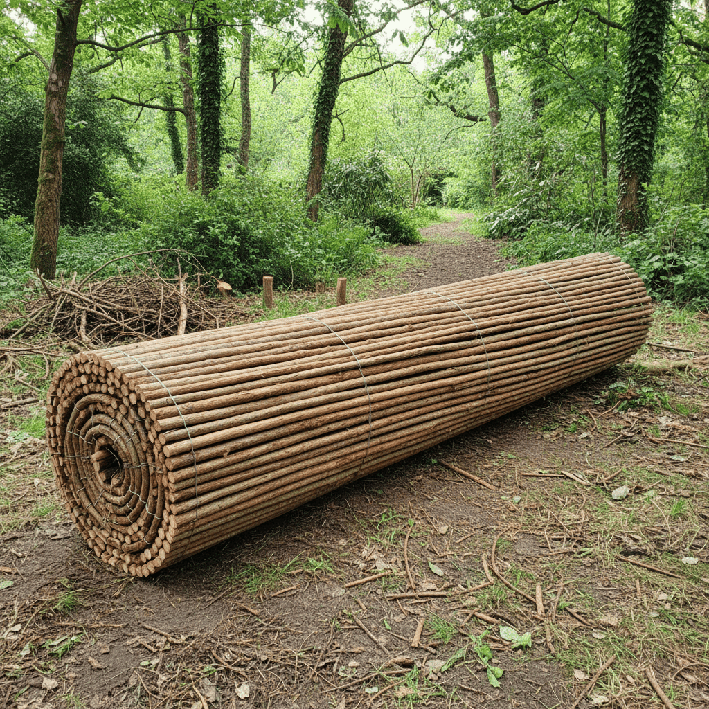 Clôture girondines en rouleaux