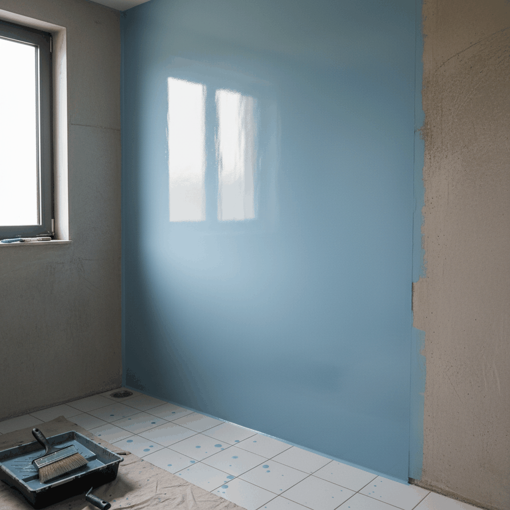 Étanchéité murs salle de bain
