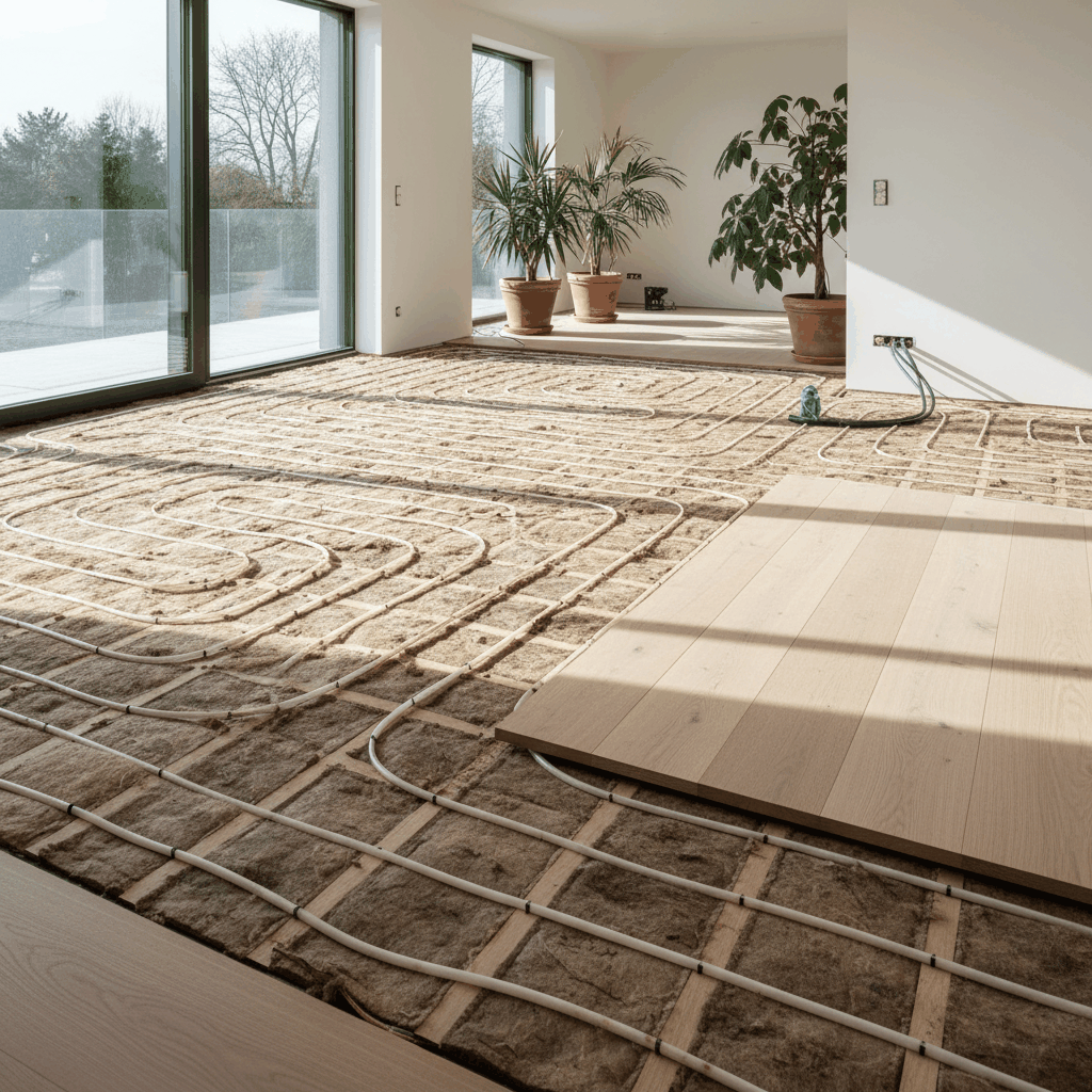 Installation chauffage radiant