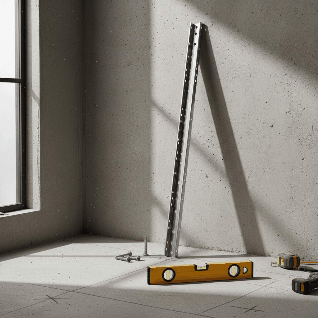 Installation rails doublage