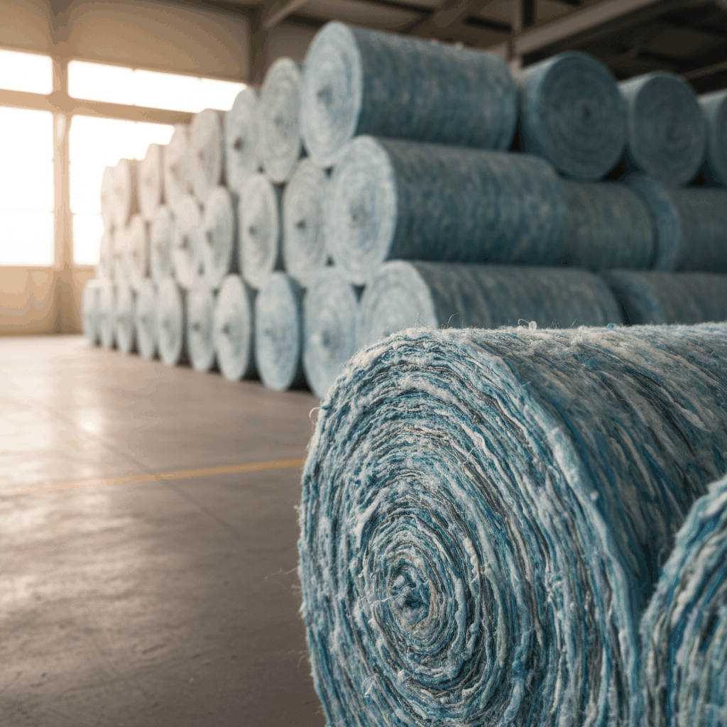 Isolant fibres plastiques recyclées