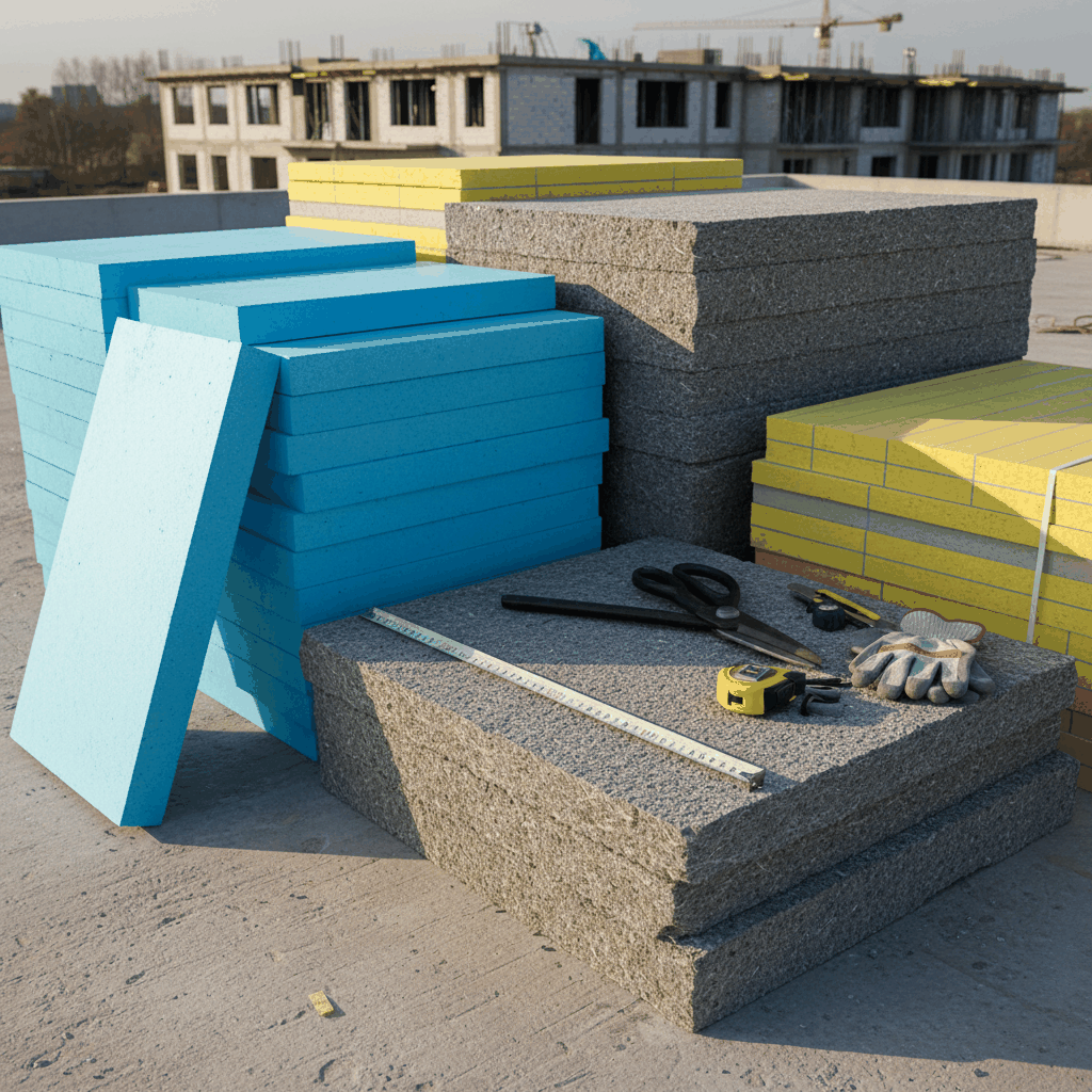 Isolants toiture plate