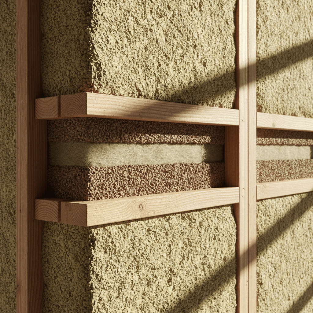 Isolation chaux chanvre acoustique