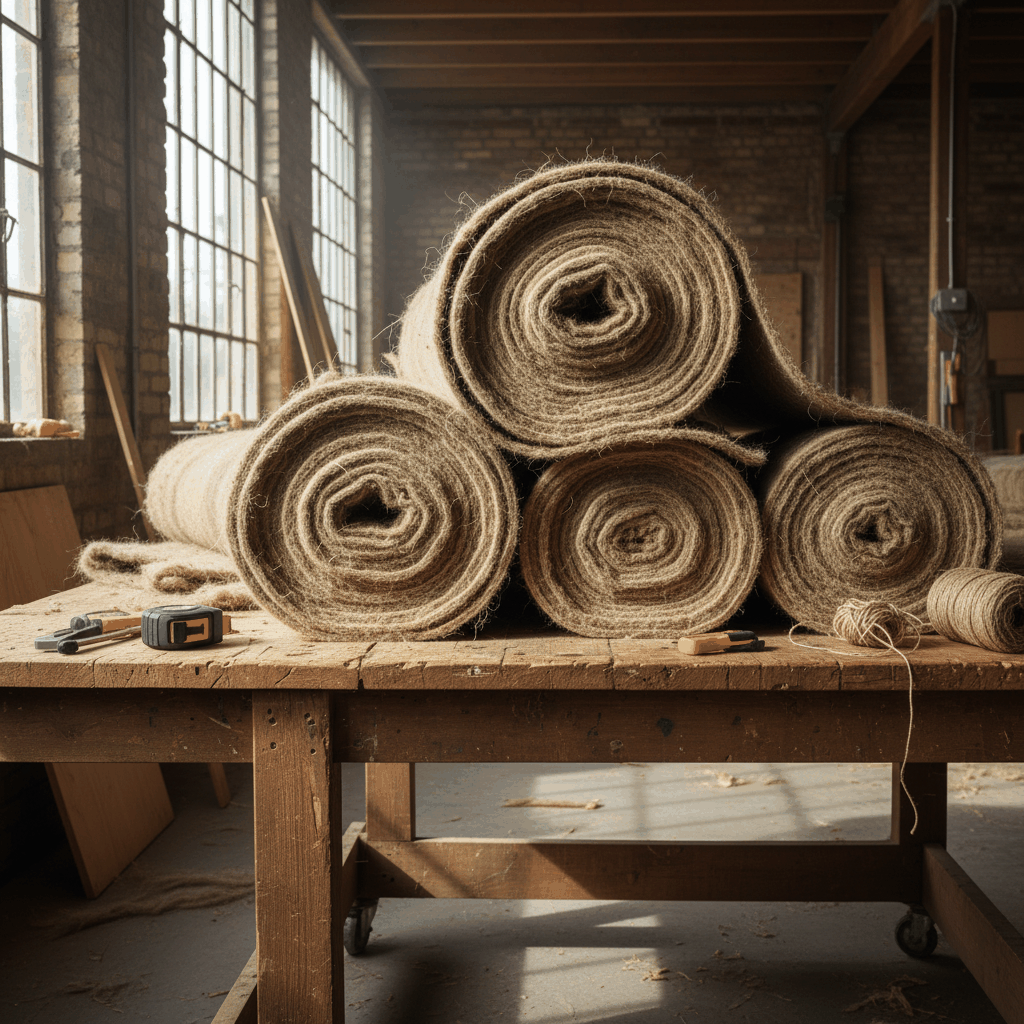 Isolation rouleaux chanvre