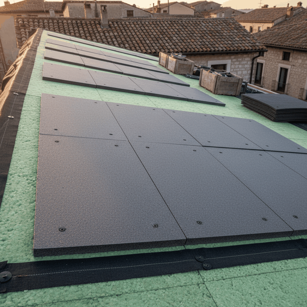 Isolation toiture végétalisée