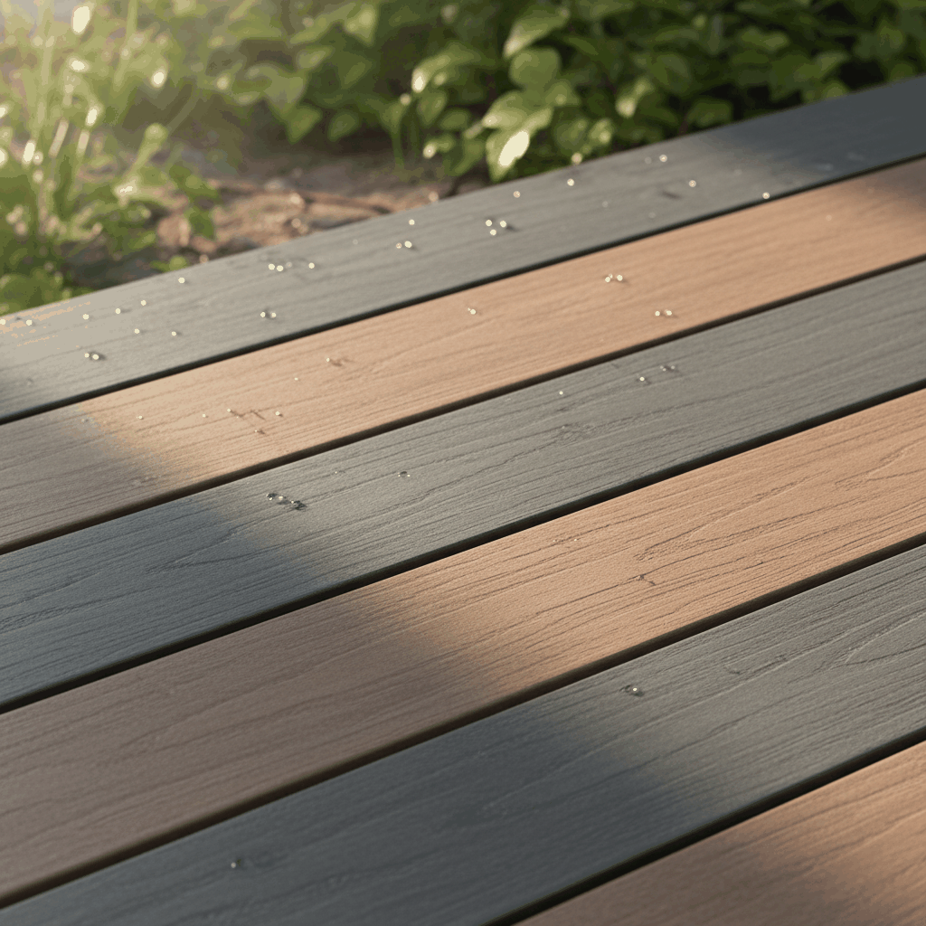 Lames terrasse bois composite