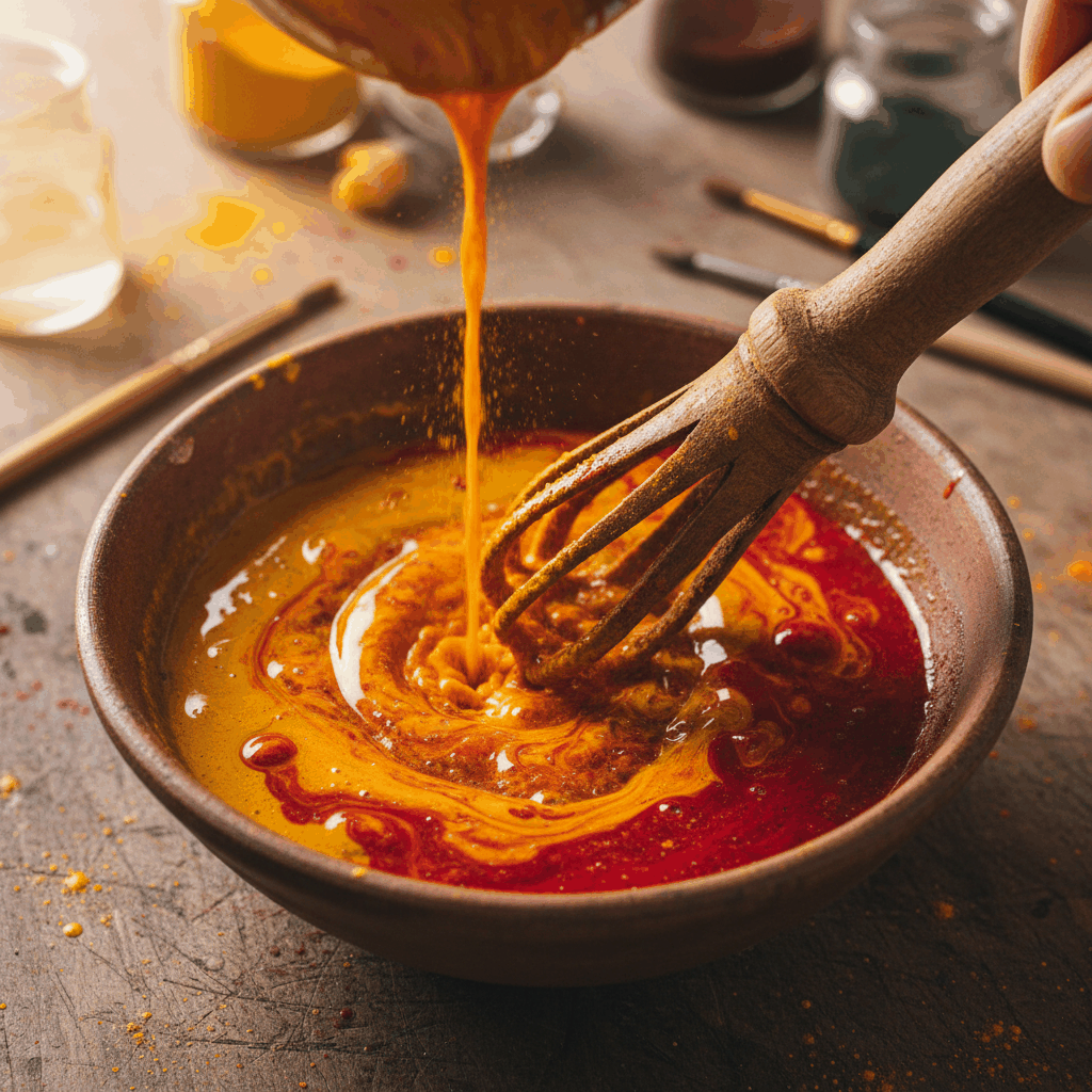 Mélange pigments et liants