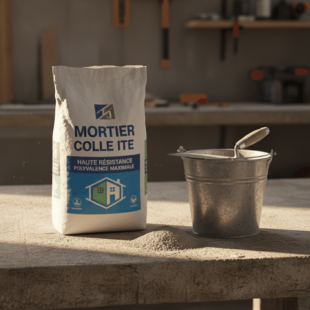 Mortier colle ITE