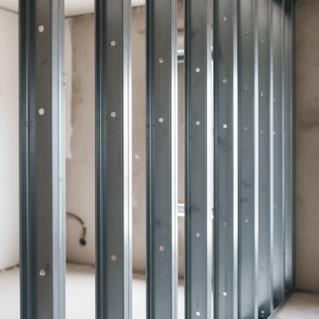 Ossature métallique placo