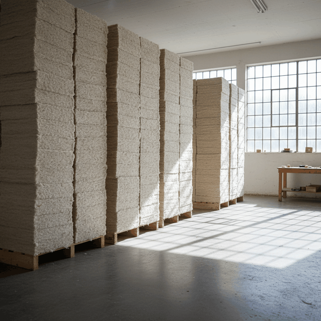 Panneaux laine coton isolation