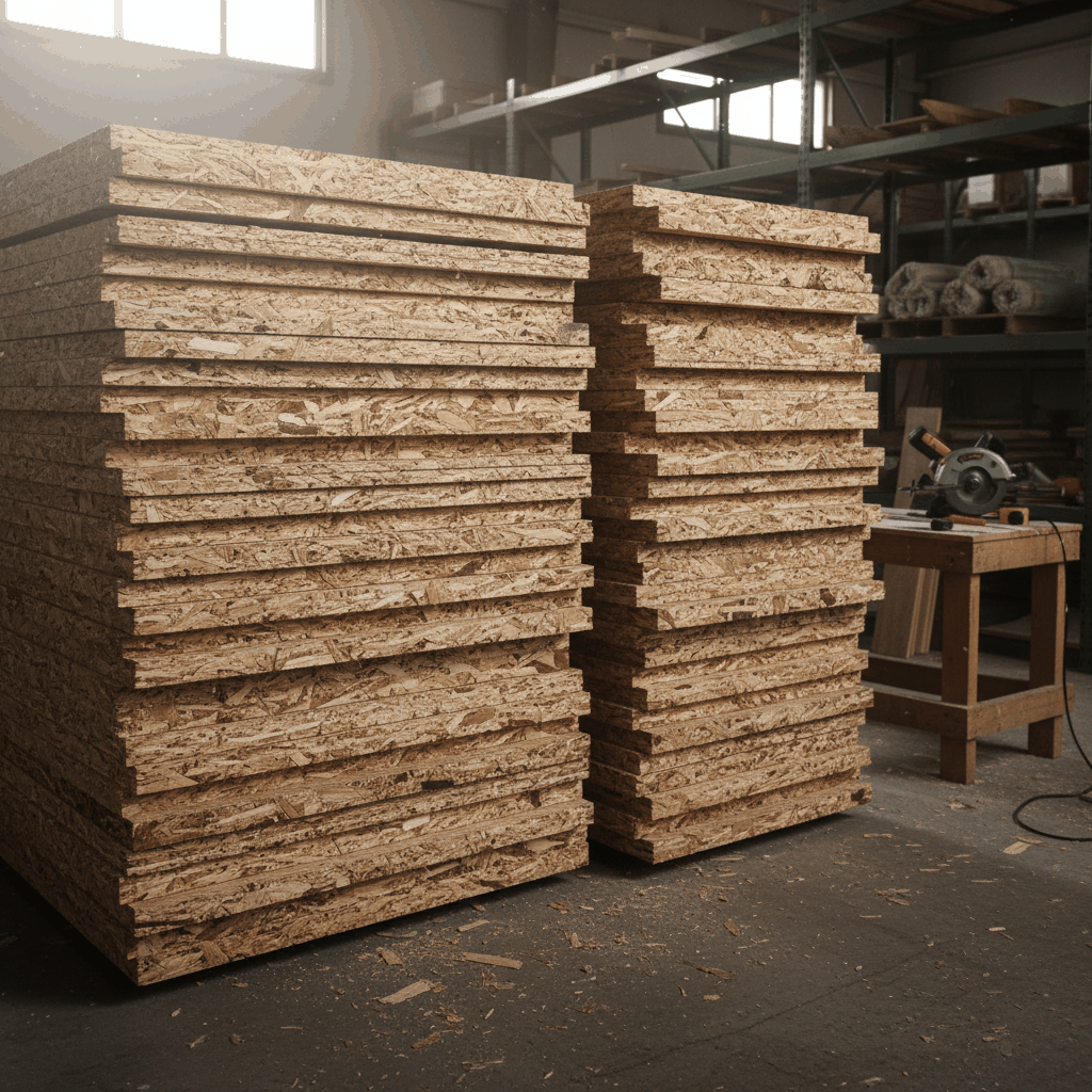 Panneaux OSB construction bois