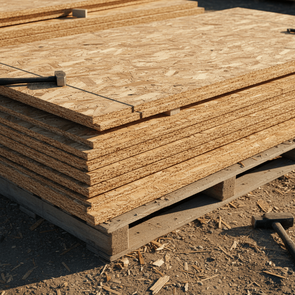 Panneaux OSB matériaux construction