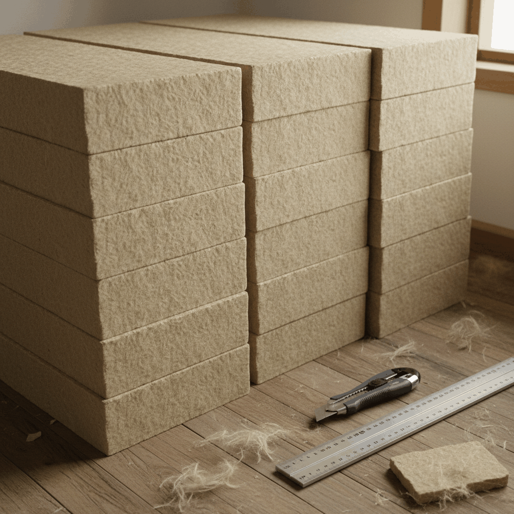 Panneaux ouate cellulose