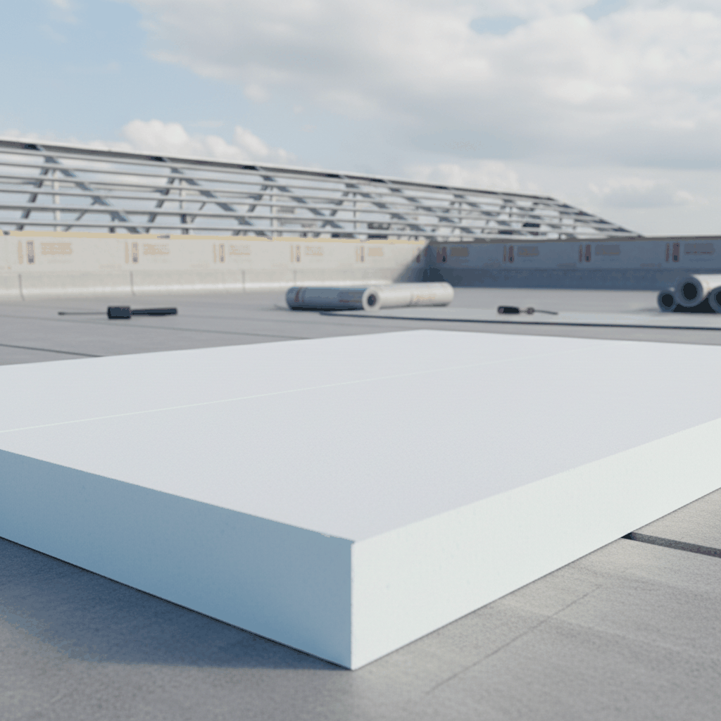 Panneaux PIR toiture plate