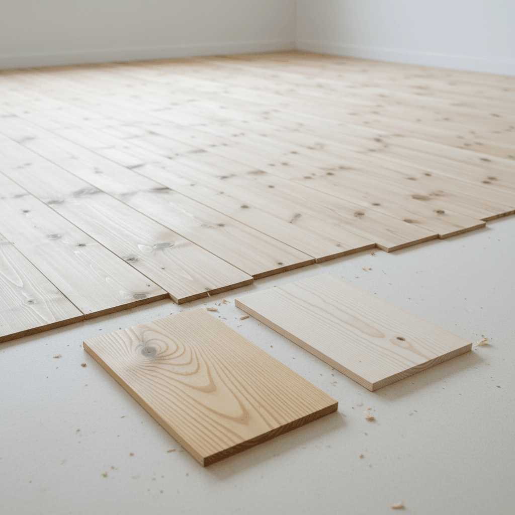 Parquet bois pin sapin origine