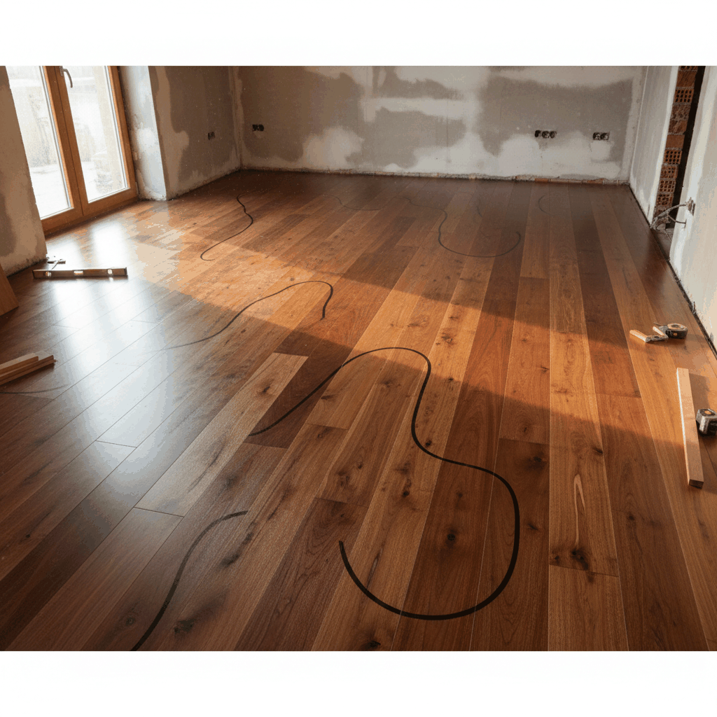 Parquet châtaignier massif français