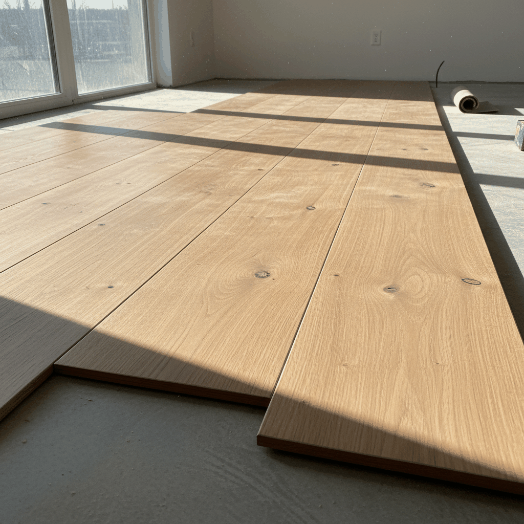 Parquet flottant contrecollé
