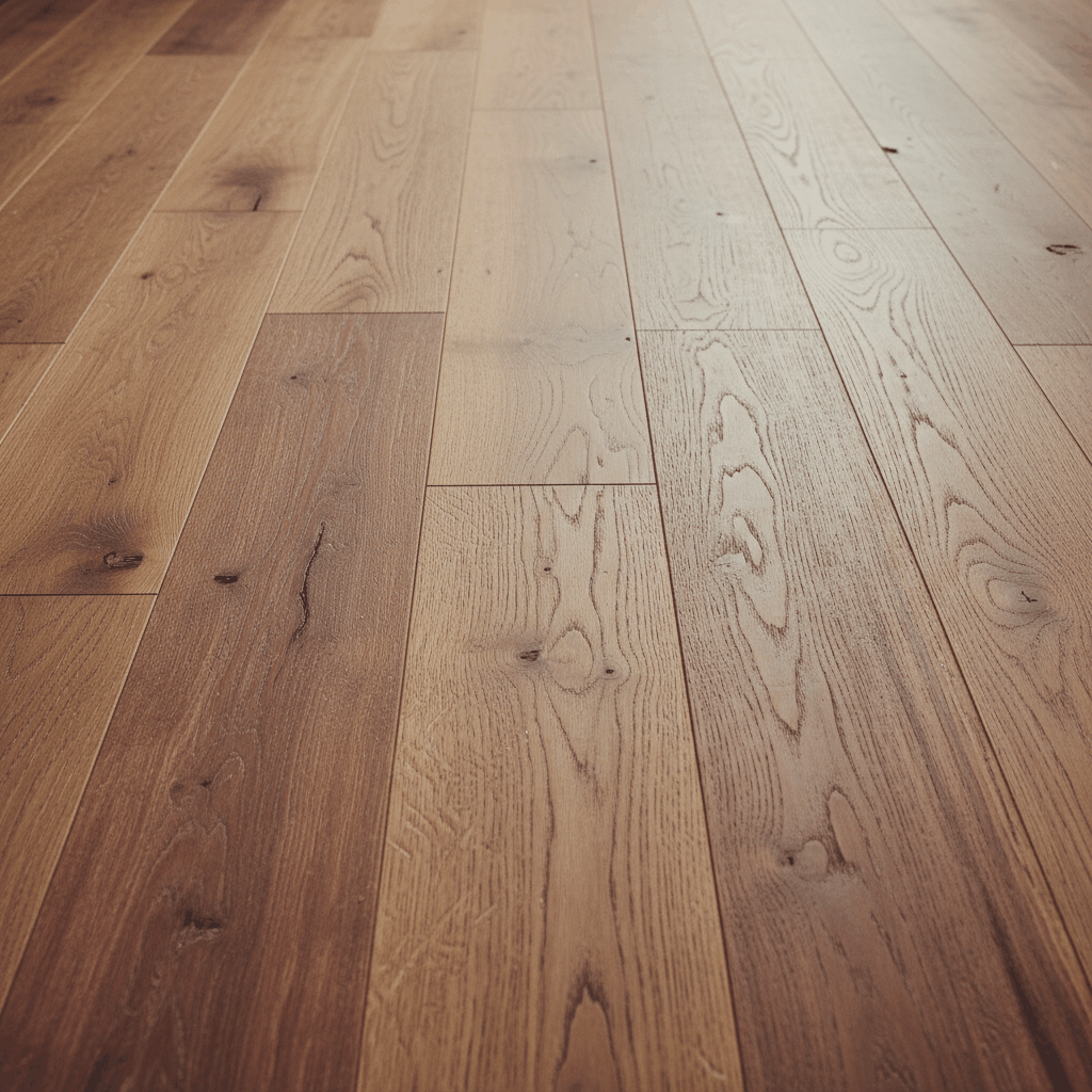 Parquet flottant massif