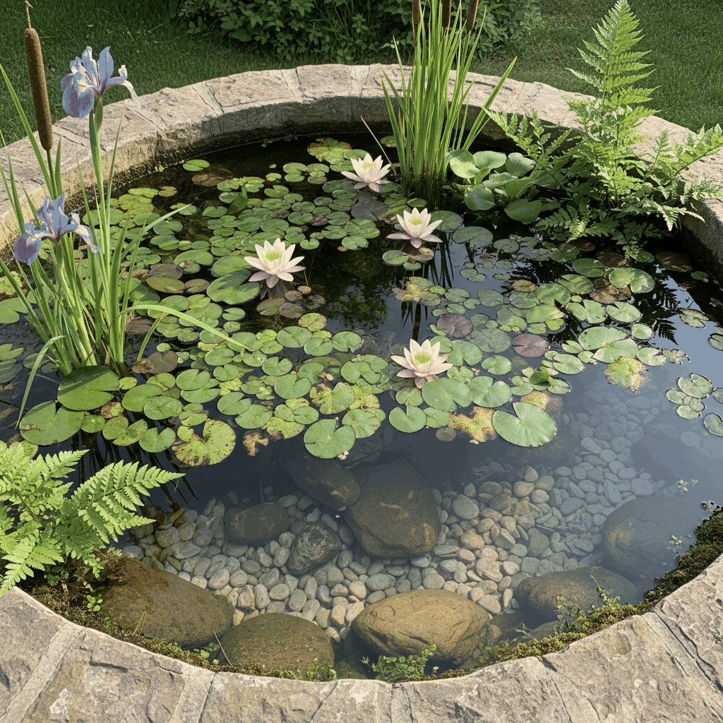 Plantes aquatiques bassin