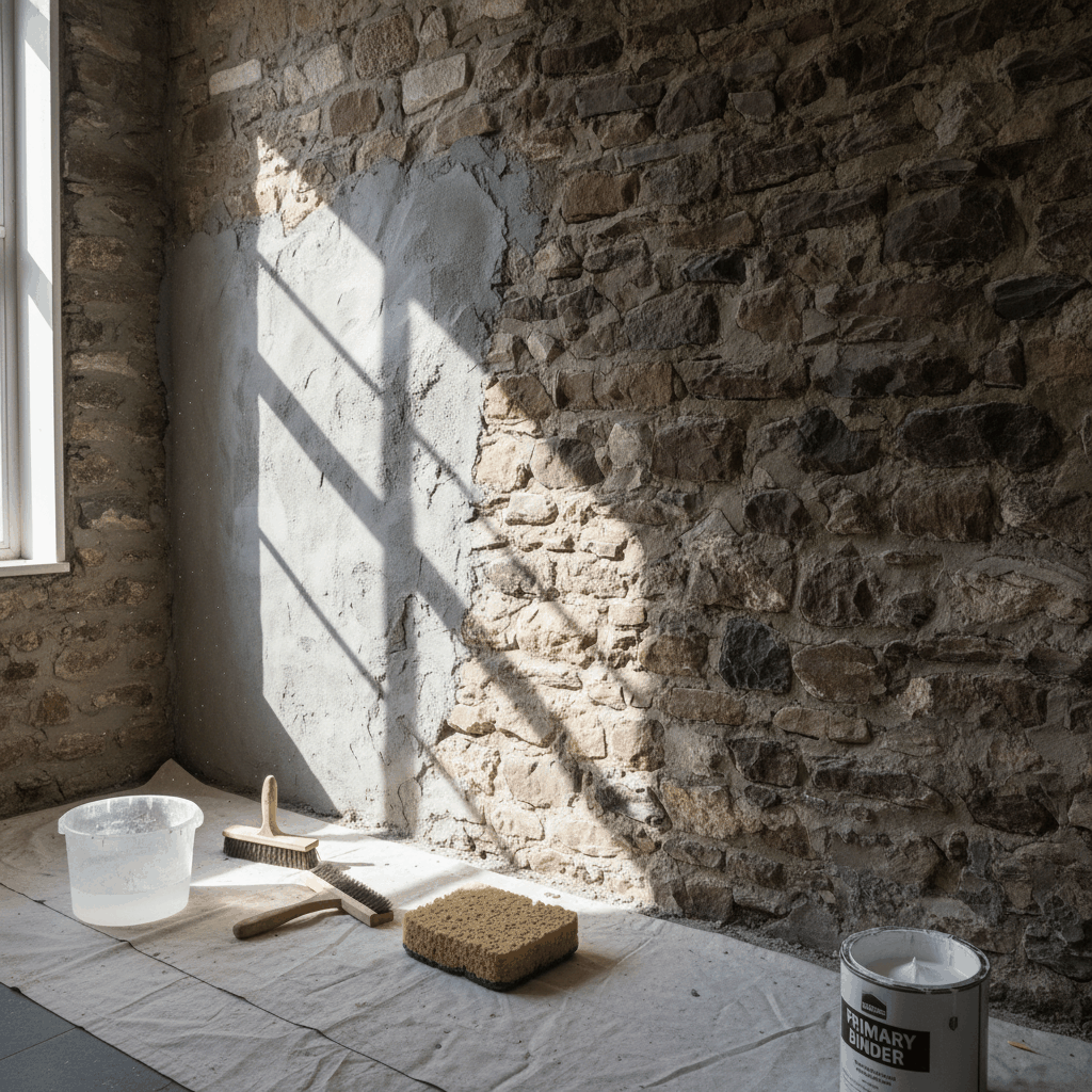 Préparation mur sous-couche