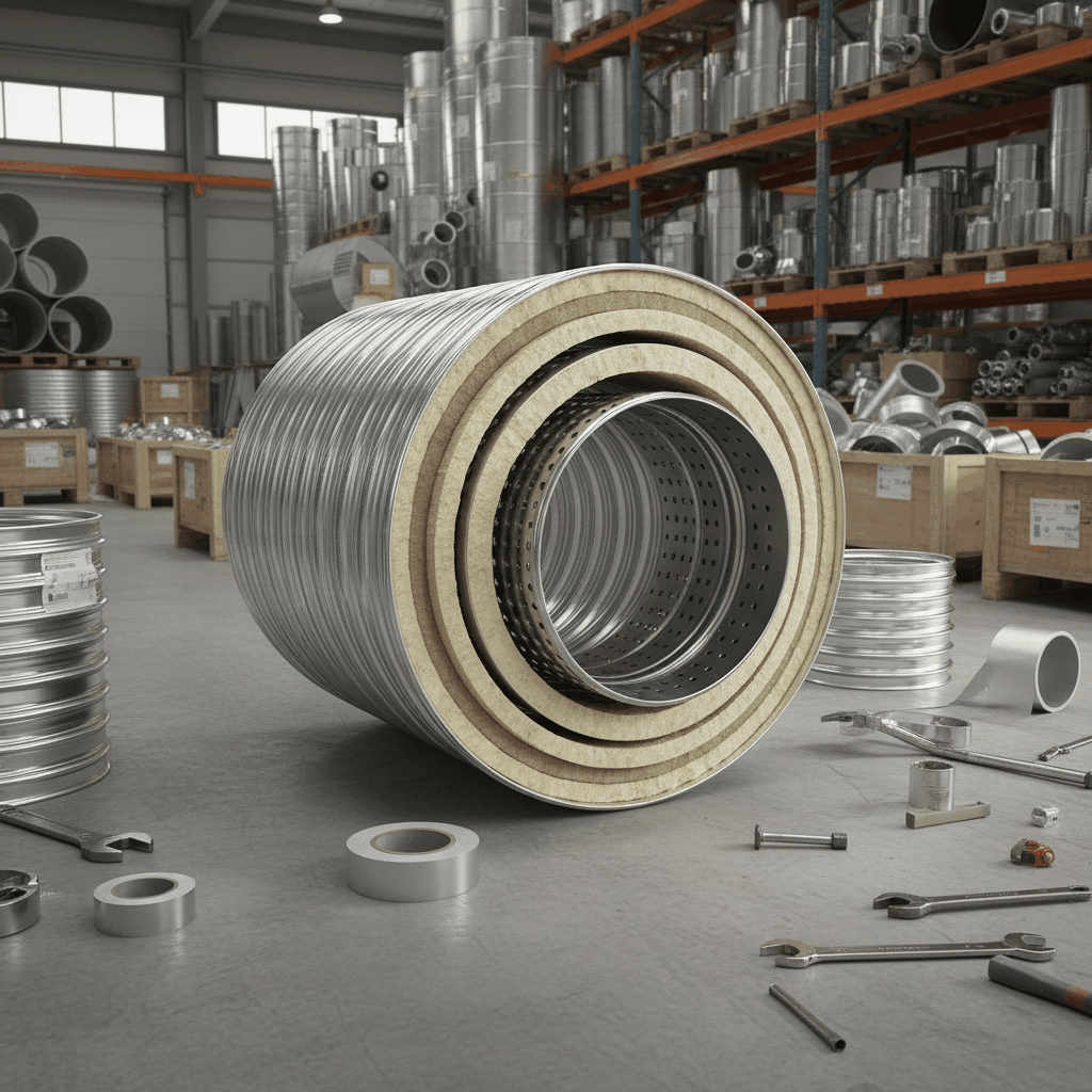 Raccord flexible récupération chaleur