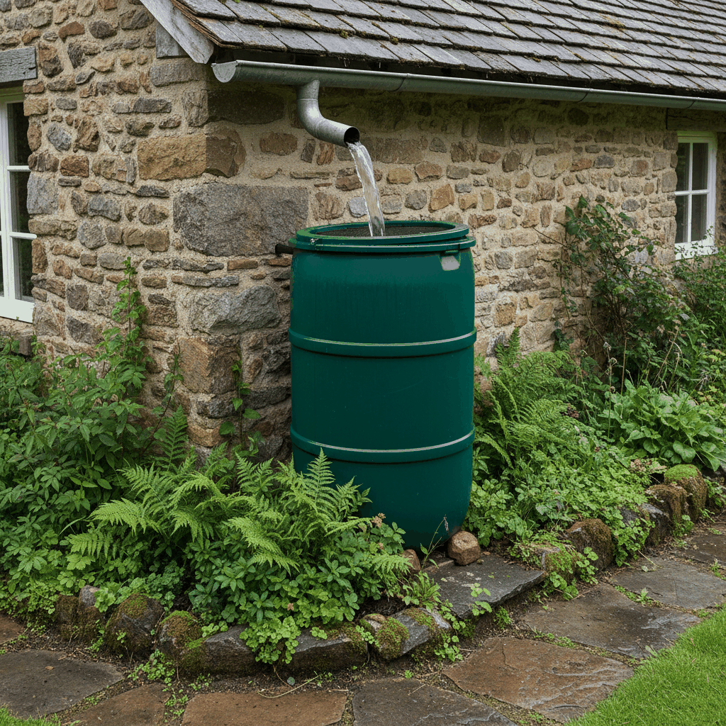 Récupérateur eau pluie extérieur