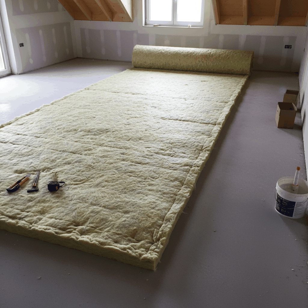 Rouleaux isolation thermique sol
