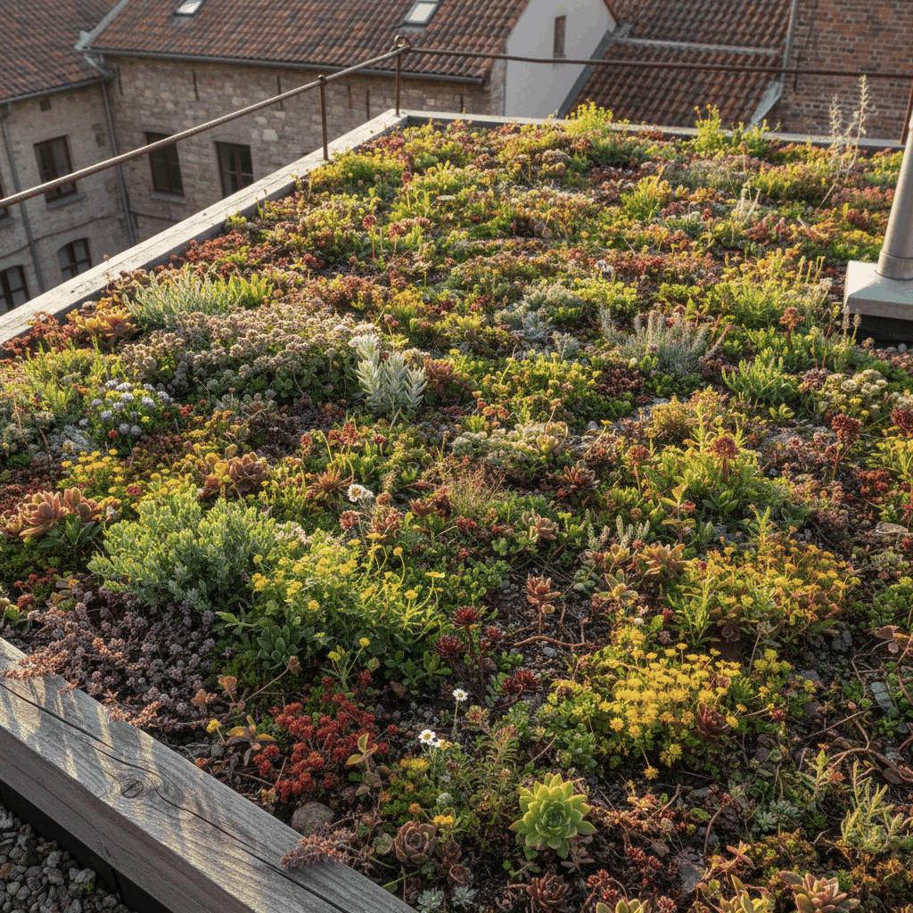 Toiture végétalisée intensive
