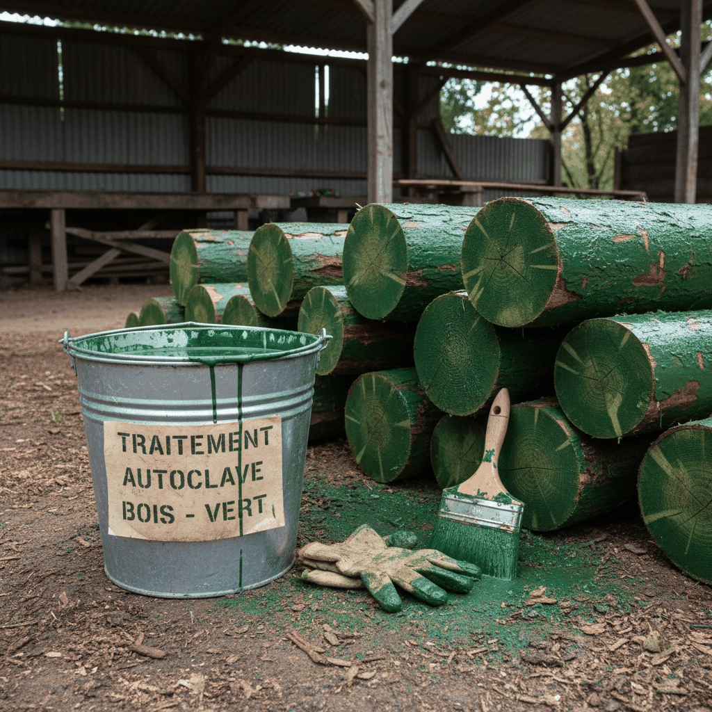 Traitement bois autoclave