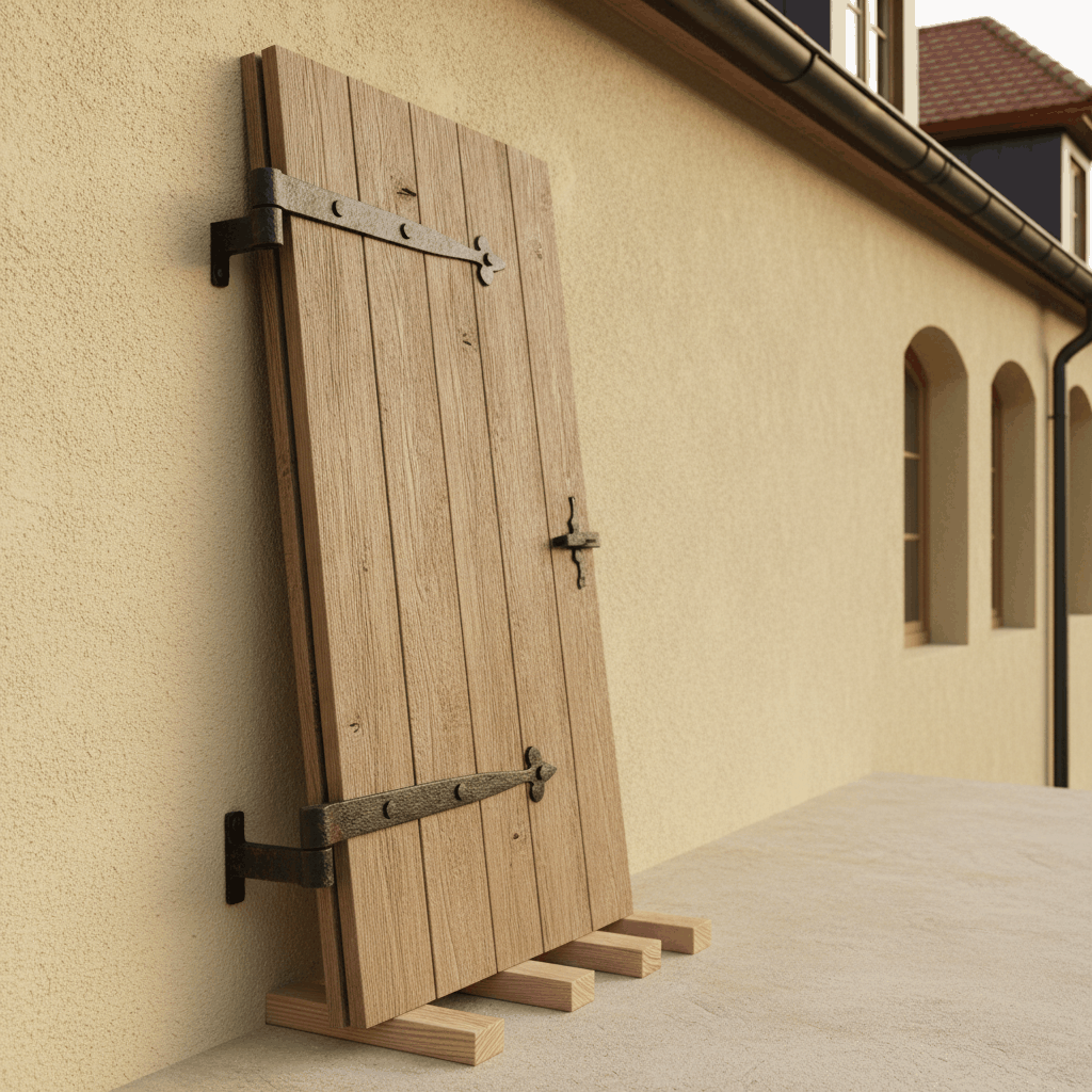 Volet traditionnel installation